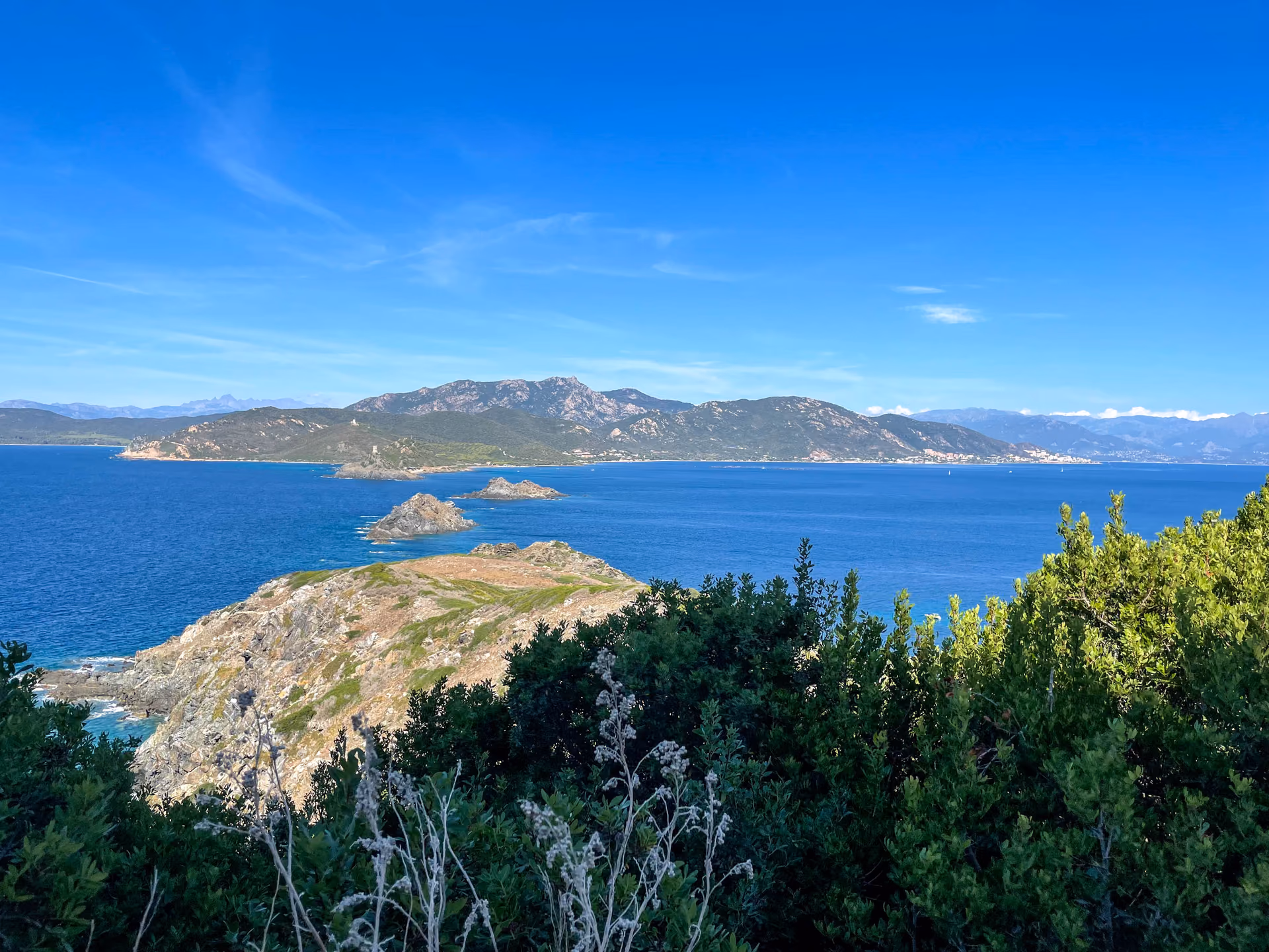 Panorama sur le golfe d’Ajaccio