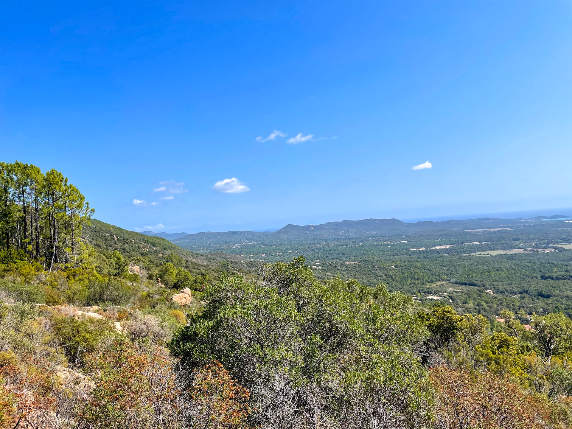 Vallée corse vers la mer