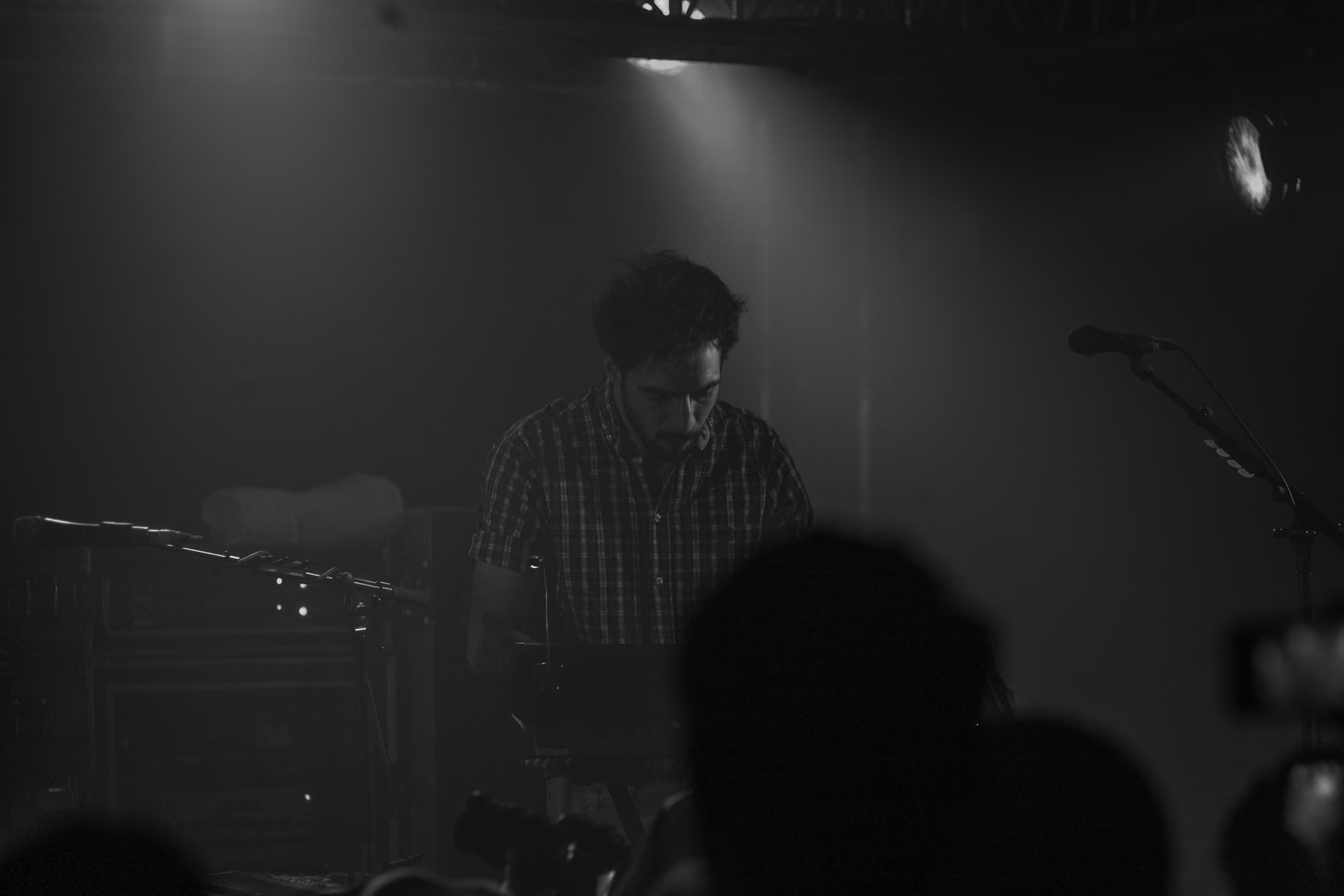 Silhouette en noir et blanc