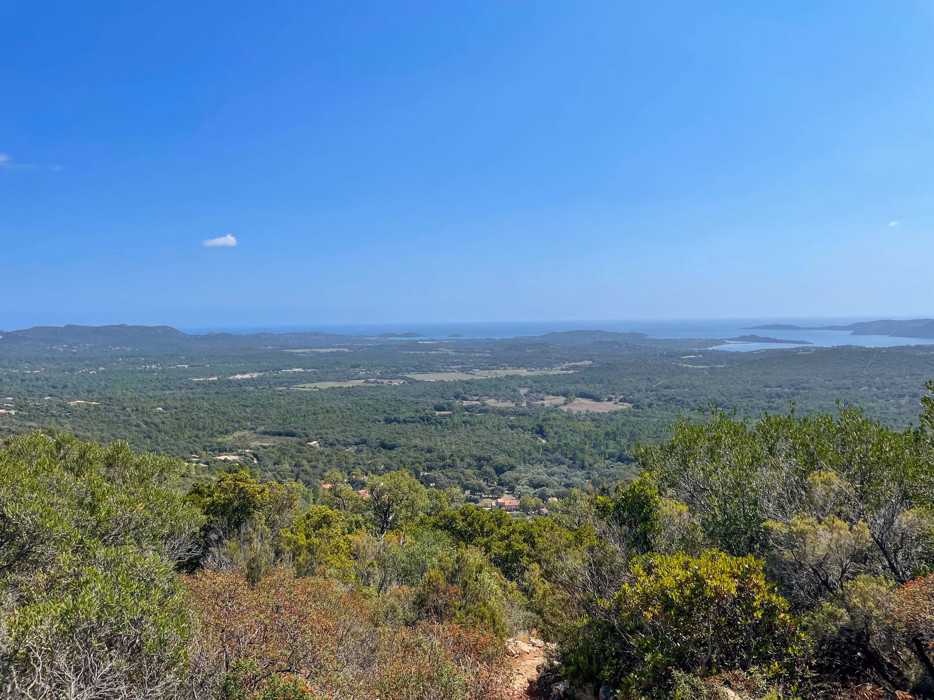 Panorama sur le littoral